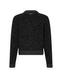 Short Knitted Jacket with Jewel Zip