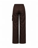 Nylon Cargo Pants with Zip Details