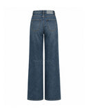 Jeans Wide Leg con Dettagli Sartoriali
