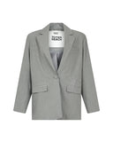 Pinstripe Blazer with Rain of Crystals