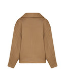 Cropped Jacket with Shawl Collar