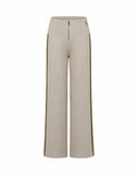 Pantaloni Palazzo con Banda Sporty-Chic