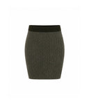 Knitted mini skirt