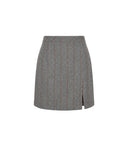 Minigonna Gessata con Spacco