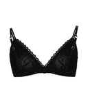 Bralette a Triangolo in Pizzo Floreale