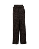 Leopard print palazzo trousers