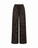 Pantaloni Palazzo Stampa Leopardo
