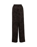 Leopard print palazzo trousers