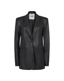 Blazer Sartoriale Effetto Pelle