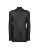Blazer Sartoriale Effetto Pelle