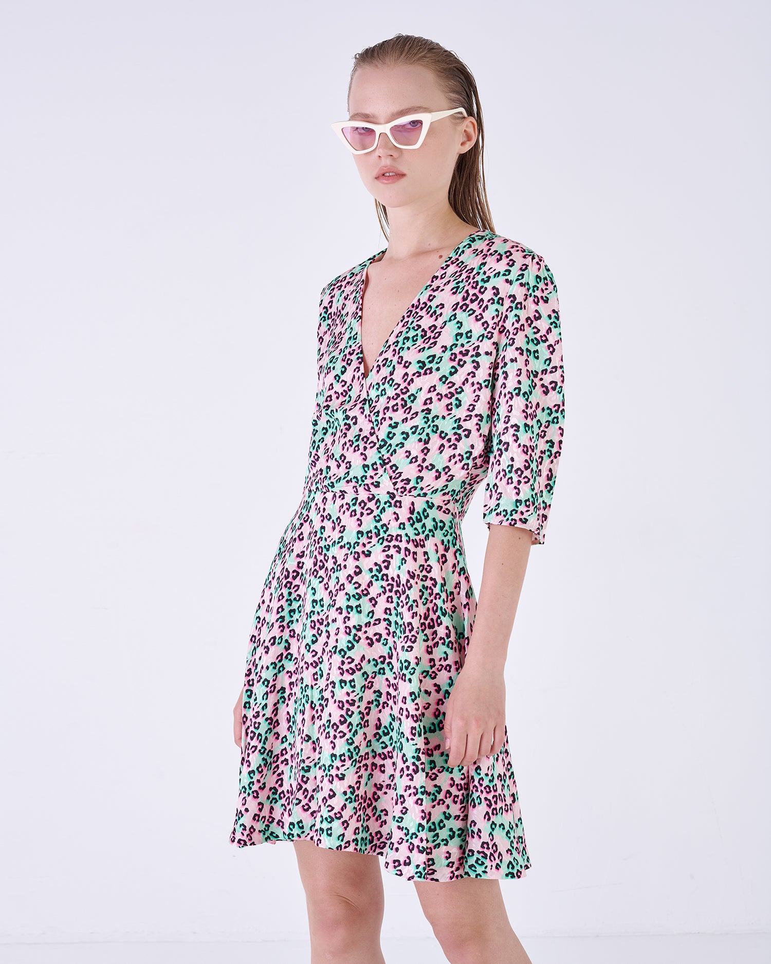 Leopardized dress