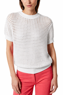 Maglia traforata a maniche corte in cotone Maglia Silvian Heach