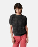 Maglia traforata a maniche corte in cotone - Silvian Heach
