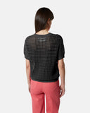 Maglia traforata a maniche corte in cotone - Silvian Heach