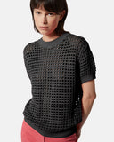 Maglia traforata a maniche corte in cotone - Silvian Heach
