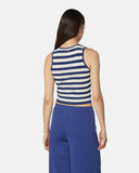 Striped knitted tank top - Silvian Heach