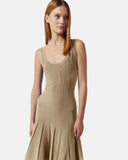 Ribbed knit flared dress - Silvian Heach