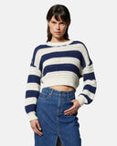 Striped sweater with long sleeves - Silvian Heach