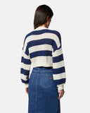 Striped sweater with long sleeves - Silvian Heach