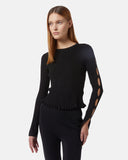 Ribbed sweater with cut-out sleeves - Silvian Heach