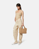 Linen cargo trousers with ankle detail - Silvian Heach