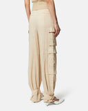 Linen cargo trousers with ankle detail - Silvian Heach