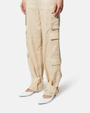 Linen cargo trousers with ankle detail - Silvian Heach