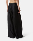 Wide, high-waisted linen trousers - Silvian Heach