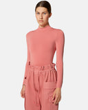 High-neck bodysuit in stretch fabric - Silvian Heach