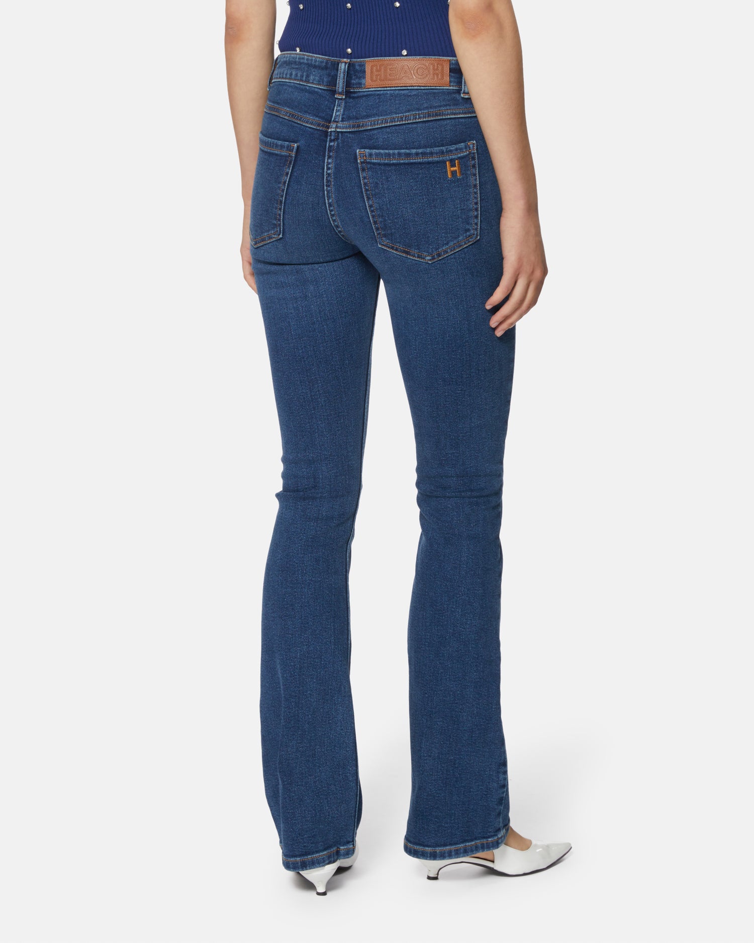 Jeans with decorative buttons | Silvian Heach