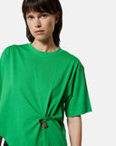T-shirt with decorative clip - Silvian Heach