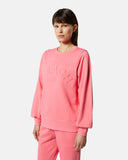Cotton sweatshirt with embossed logo - Silvian Heach