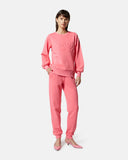 Cotton sweatshirt with embossed logo - Silvian Heach