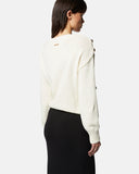 Knitted sweater with buttons on the shoulders - Silvian Heach
