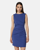 Short sleeveless dress with side draping - Silvian Heach