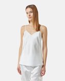 Satin top with thin straps - Silvian Heach