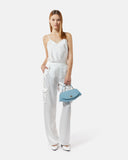 Satin top with thin straps - Silvian Heach