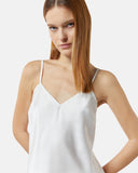 Satin top with thin straps - Silvian Heach