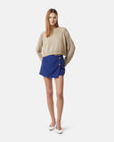 Wrap shorts with golden buttons - Silvian Heach