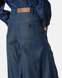 Pantaloni palazzo in denim - Silvian Heach