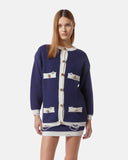 Knitted cardigan with contrasting details - Silvian Heach