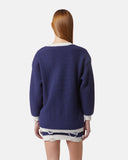 Knitted cardigan with contrasting details - Silvian Heach
