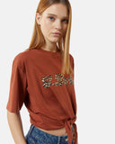T-shirt with logo and knot - Silvian Heach