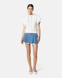 Hooded sweatshirt with short sleeves - Silvian Heach