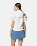 Hooded sweatshirt with short sleeves - Silvian Heach
