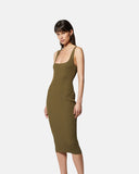 Ribbed knit midi dress - Silvian Heach