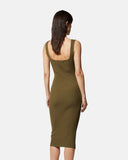 Ribbed knit midi dress - Silvian Heach