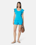 T-shirt con maniche a volant - Silvian Heach