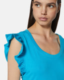 T-shirt con maniche a volant - Silvian Heach
