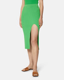 Knitted midi skirt with slit - Silvian Heach